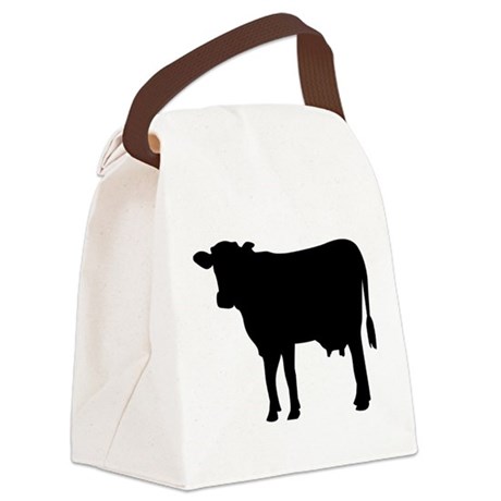460x460 Cow Canvas Lunch Bags