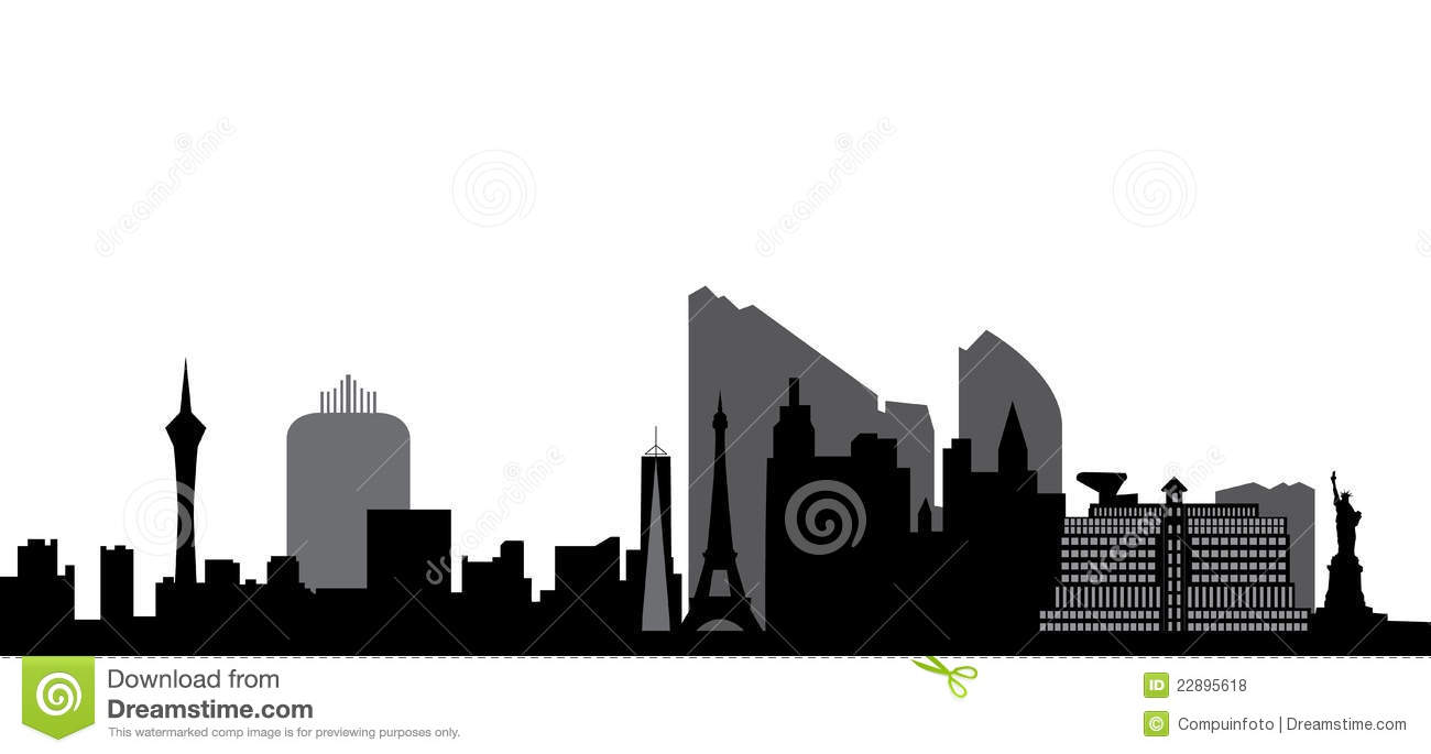1300x685 Skyscraper Clipart Las Vegas Skyline