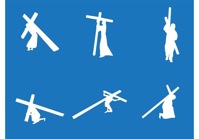 700x490 Jesus Carrying The Cross Vectors