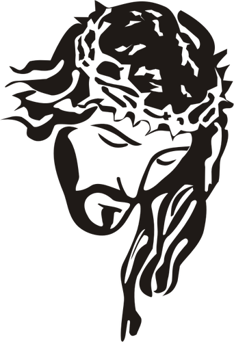 342x500 Jesus Christ Stencil Art Public Domain Vectors