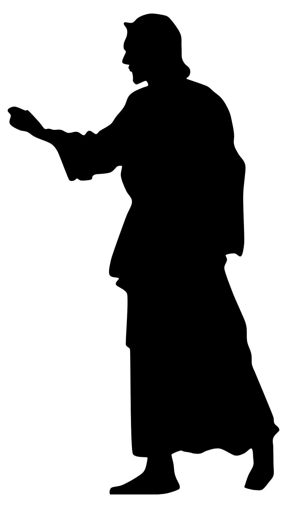 955x1690 Jesus Christ Silhouette Clipart
