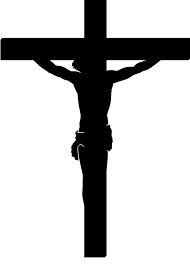 190x265 Jesus Crucified Silhouettes