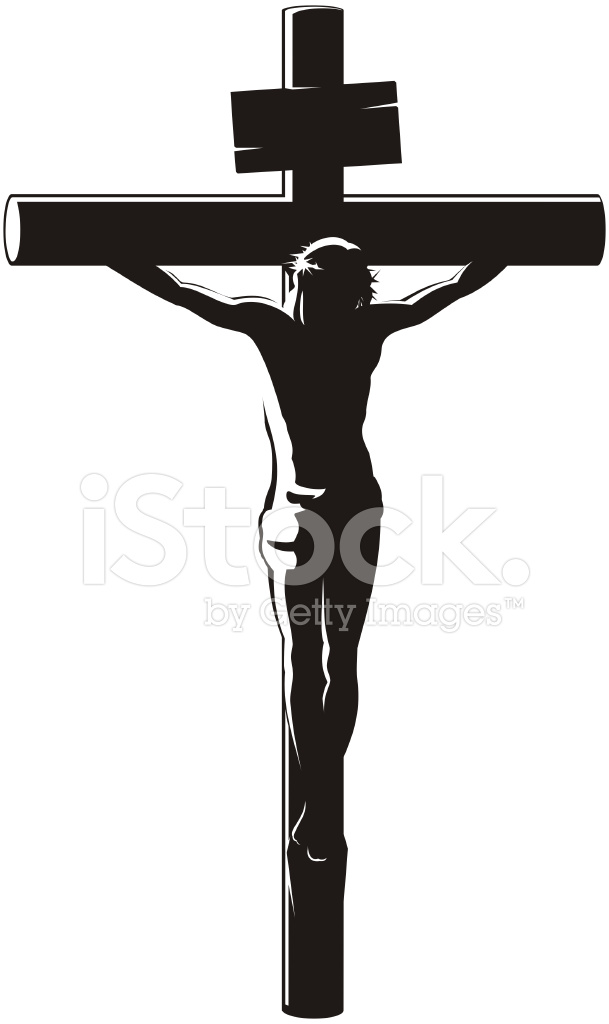609x1024 The Crucifixion Of Christ Stock Vector