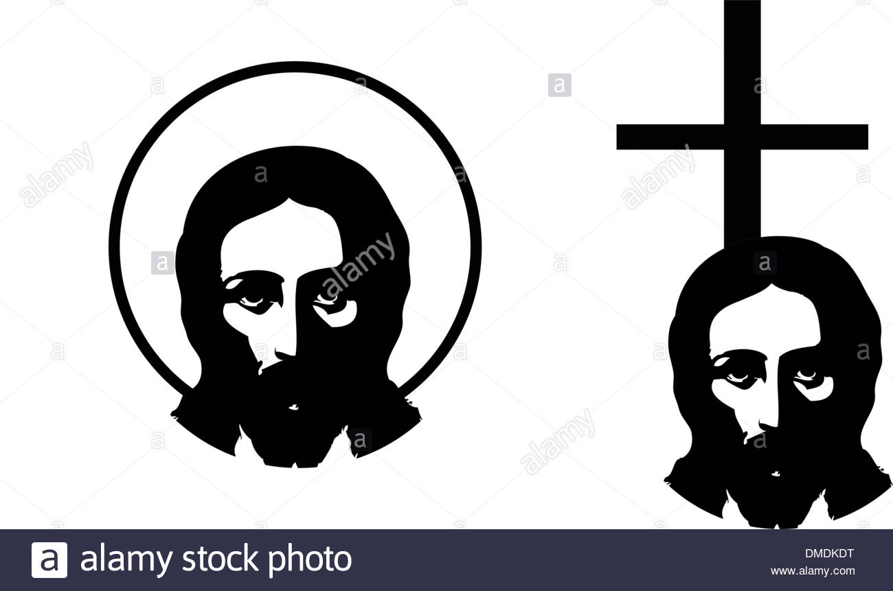 1300x861 Jesus Christ Portrait Stock Vector Images