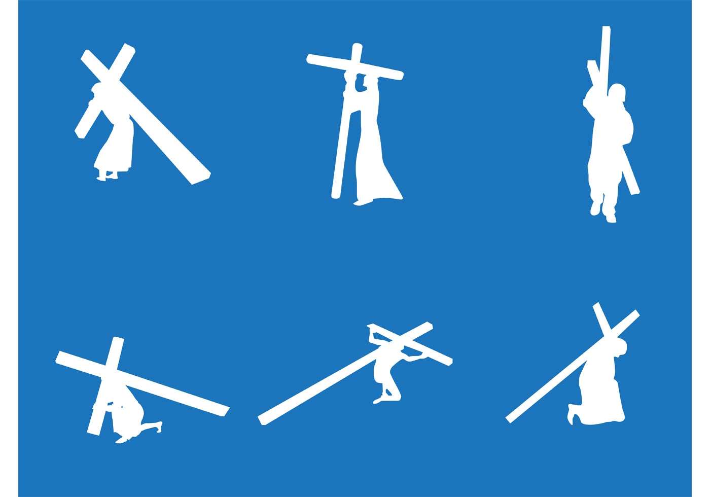 1400x980 Jesus Carrying The Cross