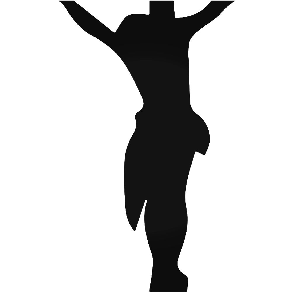 1000x1000 Christ Cross Crucifixion Vinyl Decal Sticker