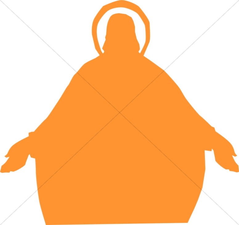 776x729 Jesus Silhouette With Open Arms Jesus Clipart
