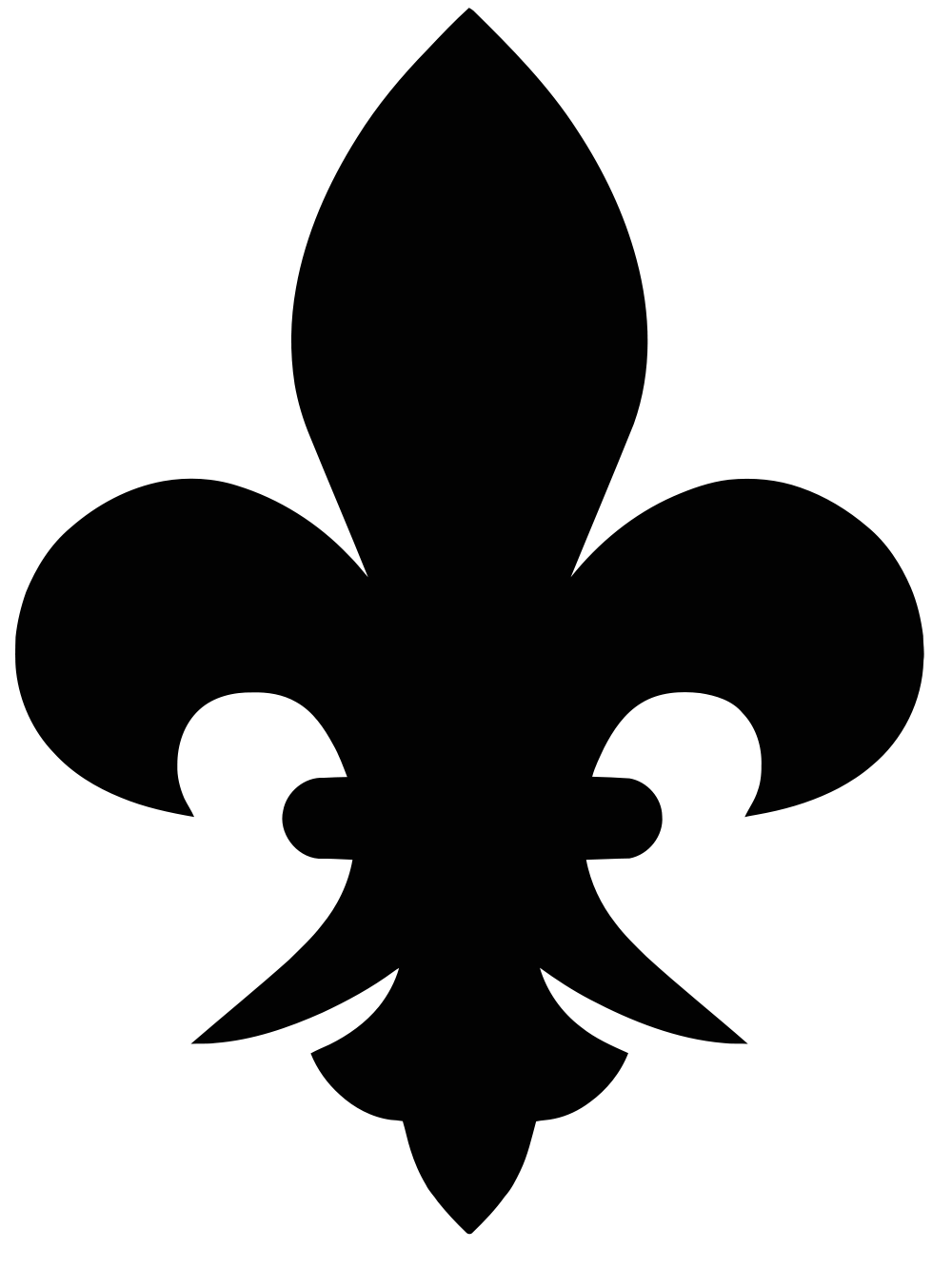 1000x1333 Filefleur De Lis Black.svg