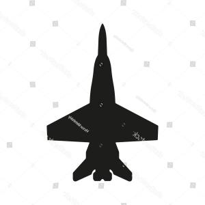300x300 Vector Silhouette Fighter Jet F Flight Createmepink