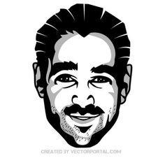 236x236 Madonna Vector Portrait Stencil Art Celebrity Vector