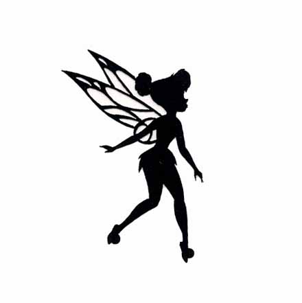 440x441 Disney Fairie Tinkerbell Silhouette Cut Out Iron