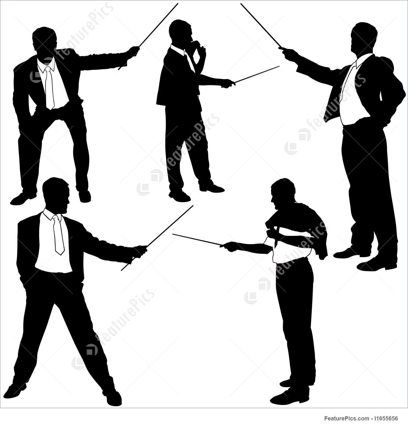 1300x1360 Job Related Training Silhouettes Stock Illustration I1655656