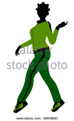 289x470 Female Runner Jogger Silhouette