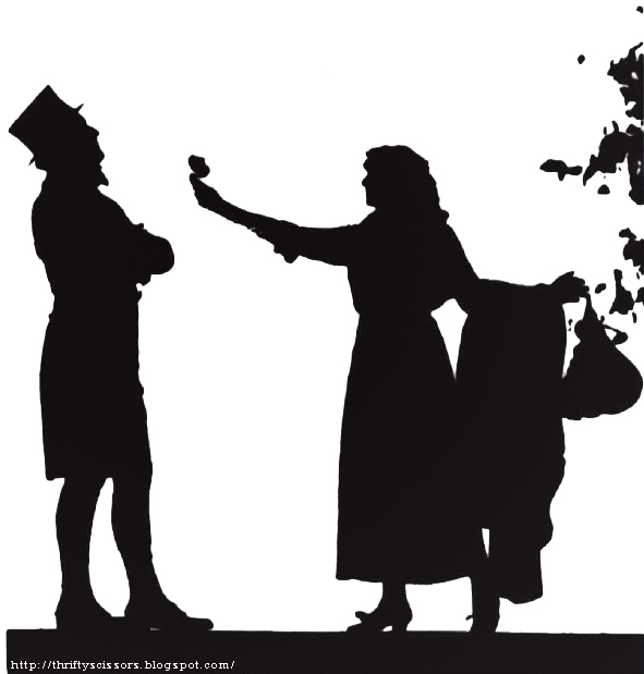 591x619 Silhouettes From The Little Minister Thrifty Scissors