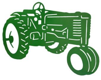 Download John Deere Tractor Silhouette at GetDrawings.com | Free ...