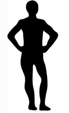 236x388 Human Silhouette Clipart Stams Amp Stencils Amp Masks