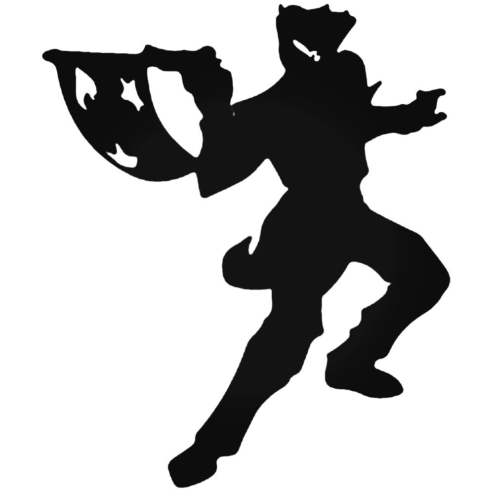 1000x1000 The Joker Silhouette Decal