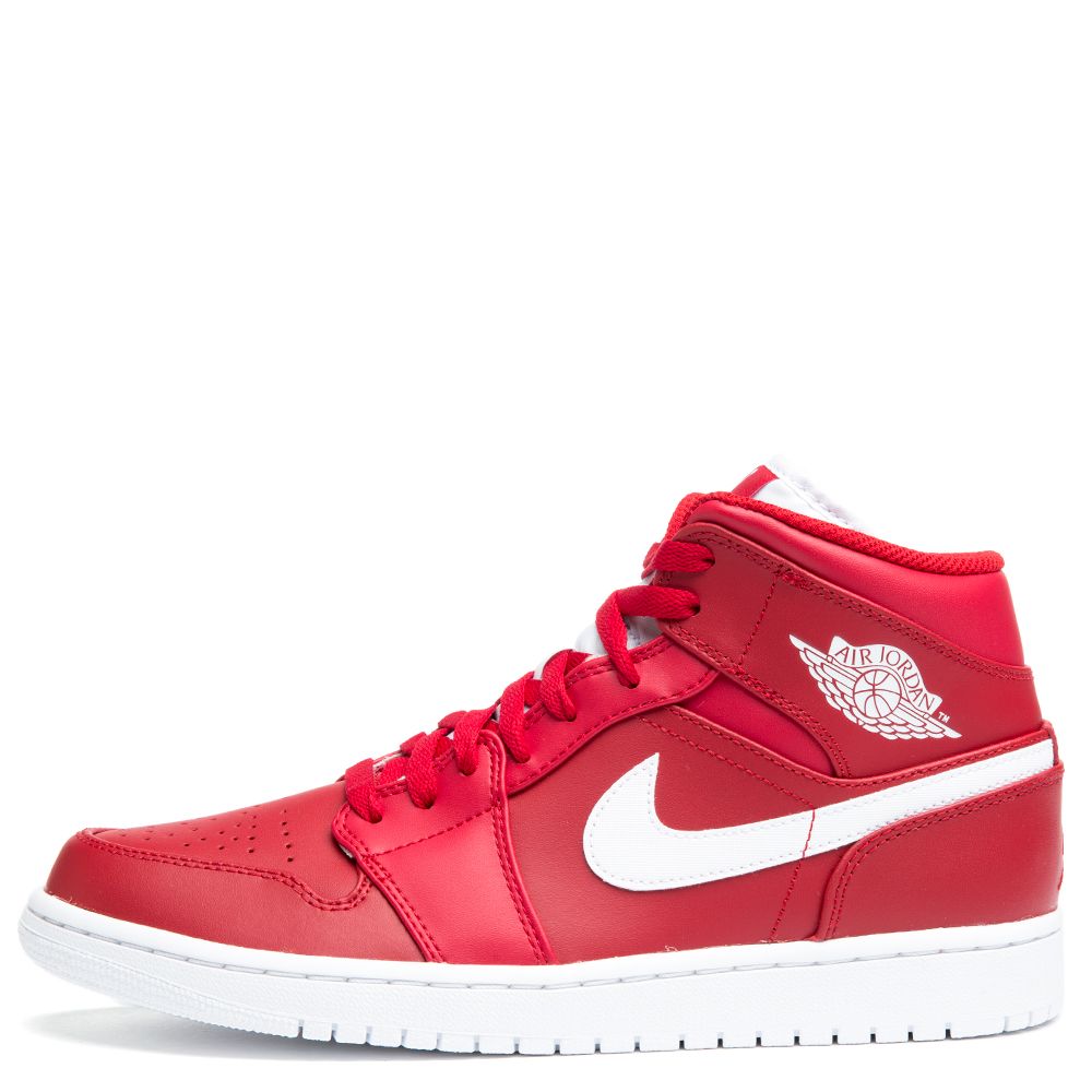 1000x1000 Air Jordan 1 Mid Gym Redwhite White