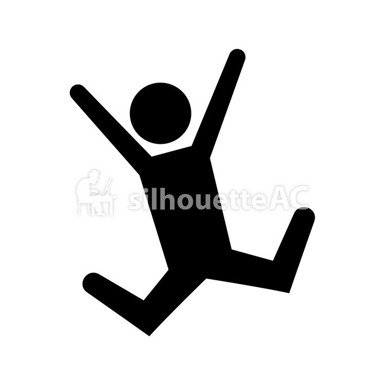 750x750 Free Silhouettes Boy, Jump, Man