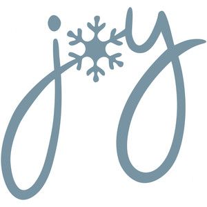 300x300 Joy Snowflake Silhouette Design, Silhouettes And Store