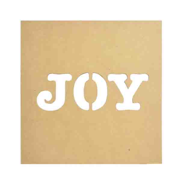 612x600 Kaisercraft Joy Silhouette Wall Art