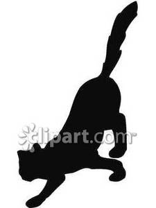 225x300 Silhouette Of A Cat Jumping Down