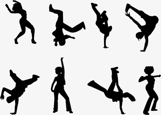 650x466 Dance Silhouette, Jumping Up People, Jumping Up Png Image