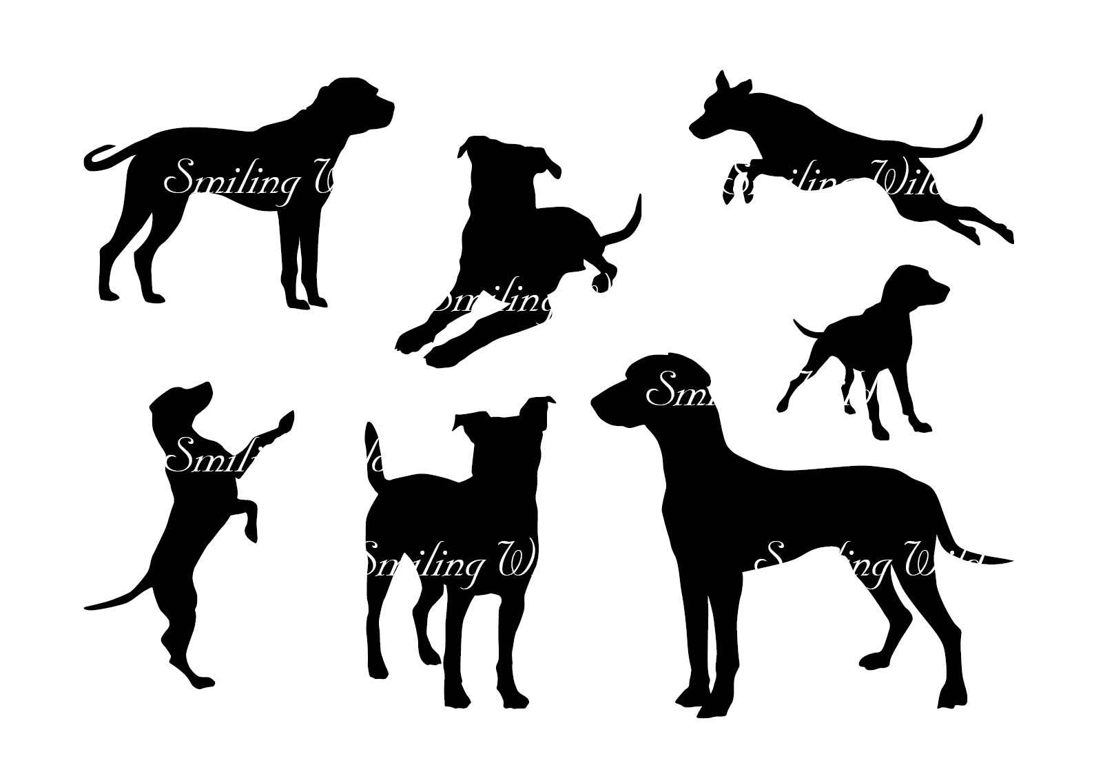 1588x1123 Black Mouth Cur Svg Silhouette Cut Out File Clipart Dog Printable