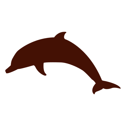 512x512 Dolphin Jumping Silhouette