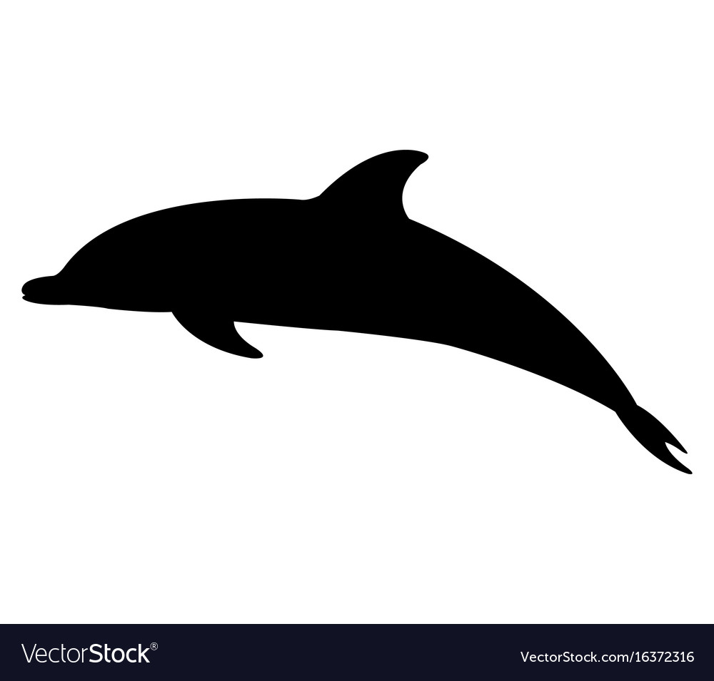 Jumping Dolphin Silhouette at GetDrawings | Free download