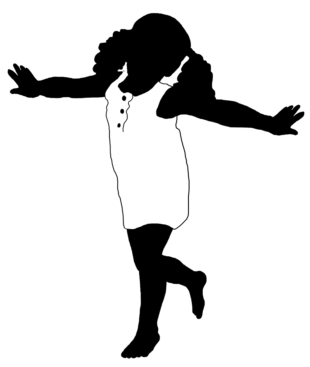 999x1181 Beautiful Silhouettes Of Children