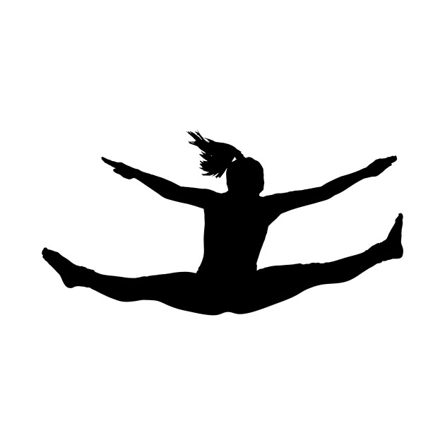 630x630 Limited Edition. Exclusive Jumping Girl Silhouette 2