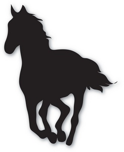 246x300 Jumping Horse Silhouette Clipart