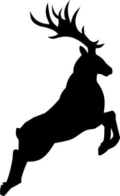 236x385 Jumping Deer Silhouette (42) Jackie Silhouettes