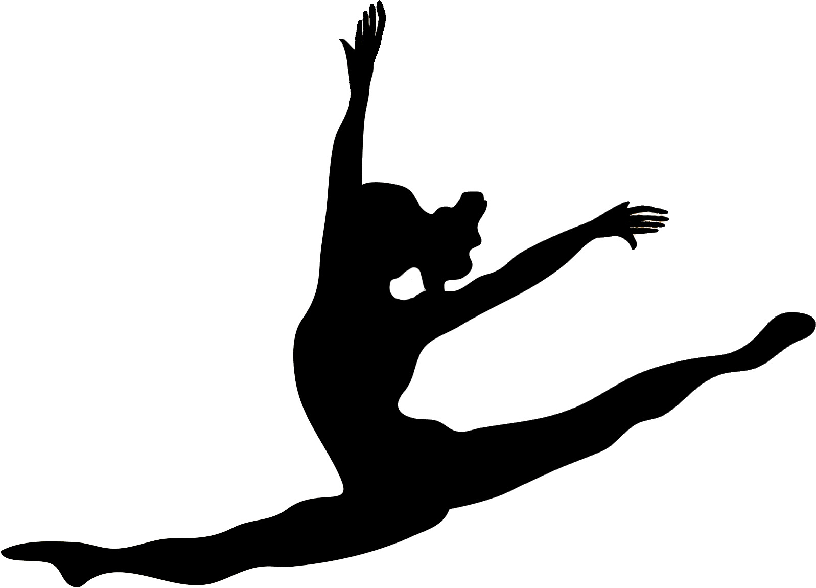 1597x1150 Lyrical Dancer Silhouettes Clipart Panda
