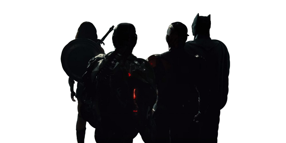 1000x500 Justice League From Behind Transparent Shot By Savagecomics