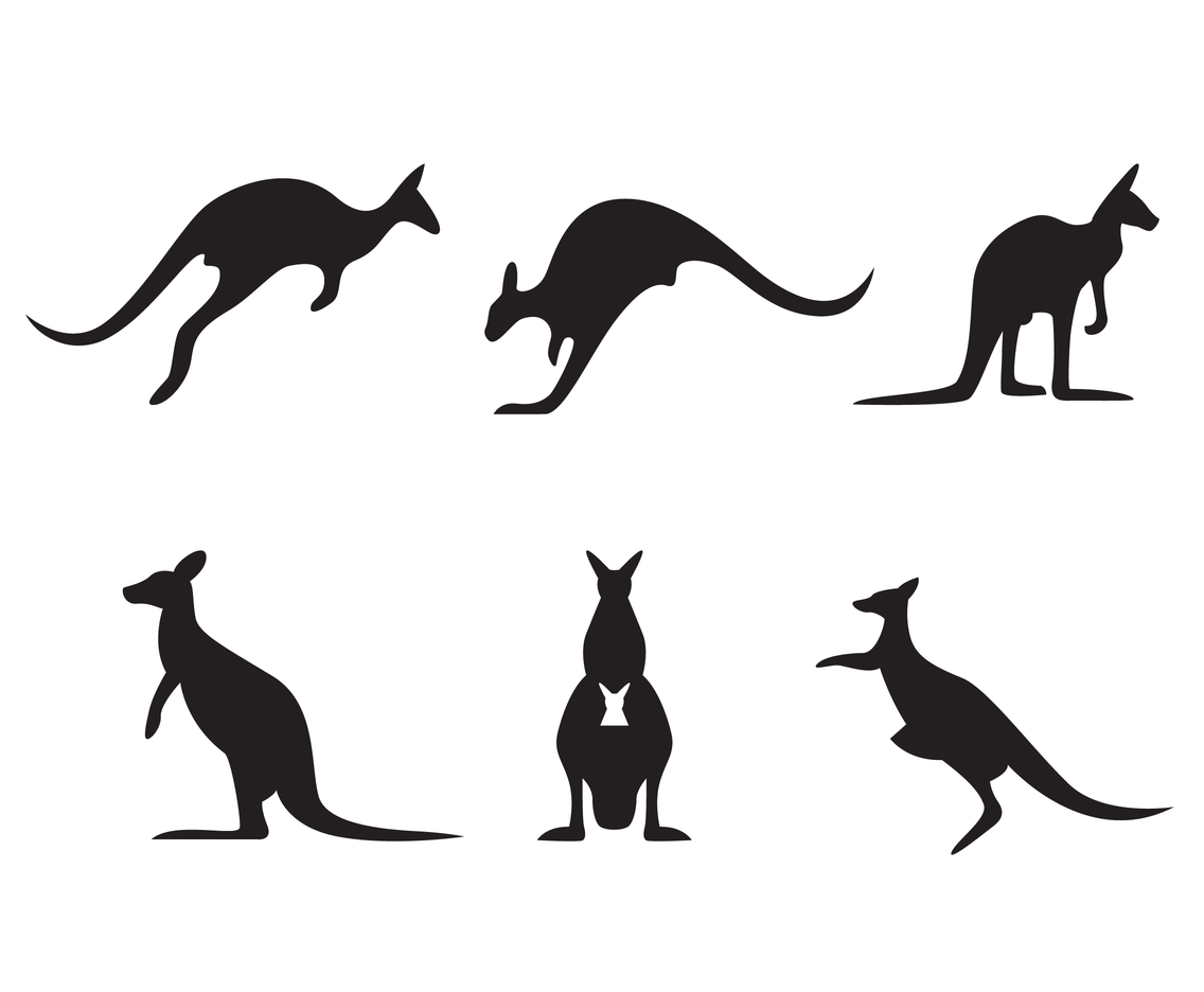 1136x936 Kangaroo Silhouette Vector Vector Art Amp Graphics