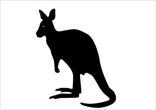 501x352 Kangaroo Silhouettegraphics Silhouette Clip Art