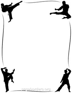 236x305 Stunning Karate Silhouette Vector Free Download Silhouette Clip