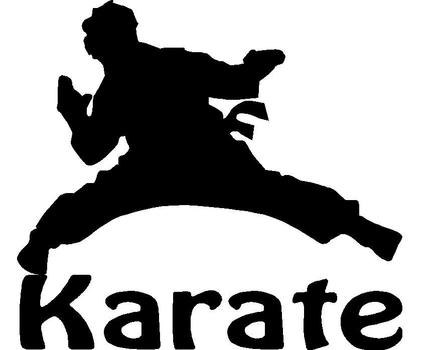 879x698 Karate Child Silhouette