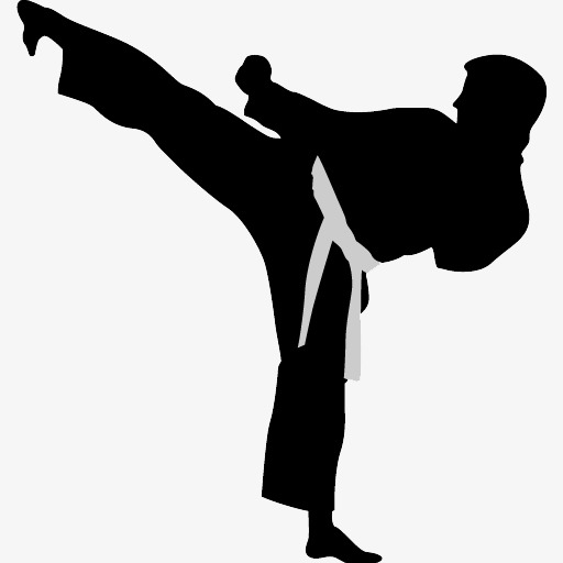 Karate Silhouette Clip Art at GetDrawings | Free download