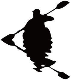 236x265 Kayak Vinyl Decal Sticker