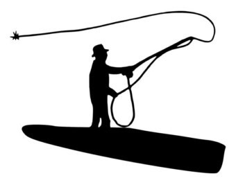 Kayak Fishing Silhouette at GetDrawings | Free download