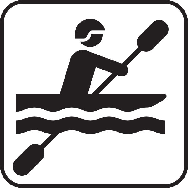Kayak Silhouette Clip Art