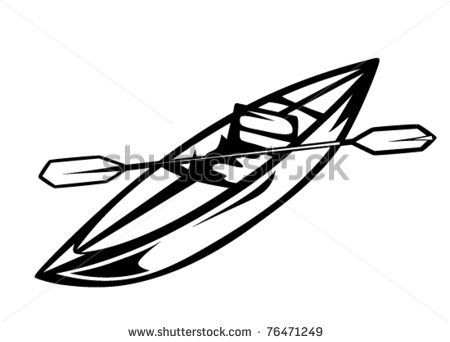 Kayak Silhouette Vector