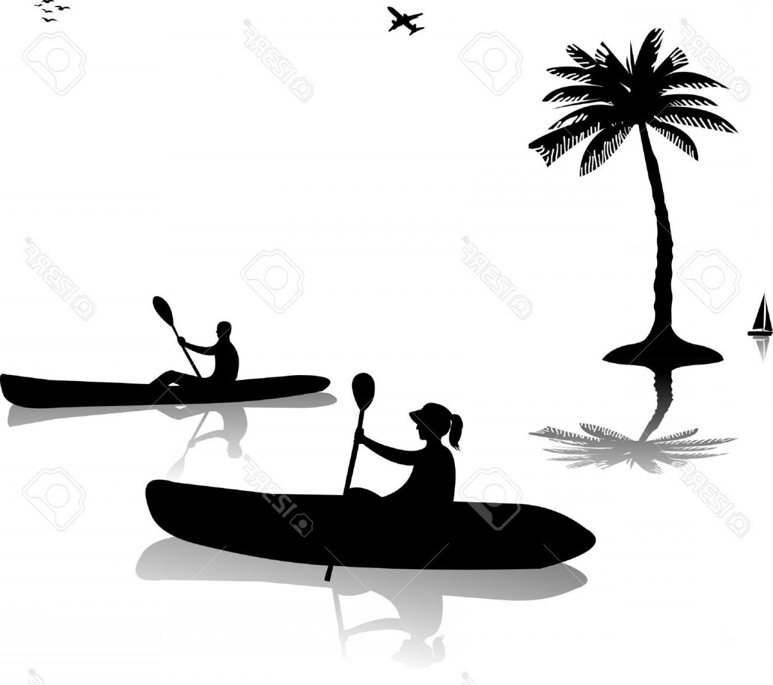 1560x1384 Kayak Vector Art Geekchicpro