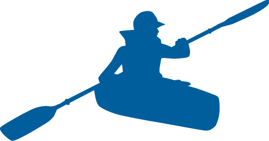 546x287 Kayak Clipart Blue