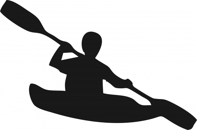 Kayaking Silhouette at GetDrawings | Free download