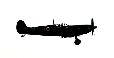 474x243 Awesome Spitfire Silhouette Airplanes Silhouettes