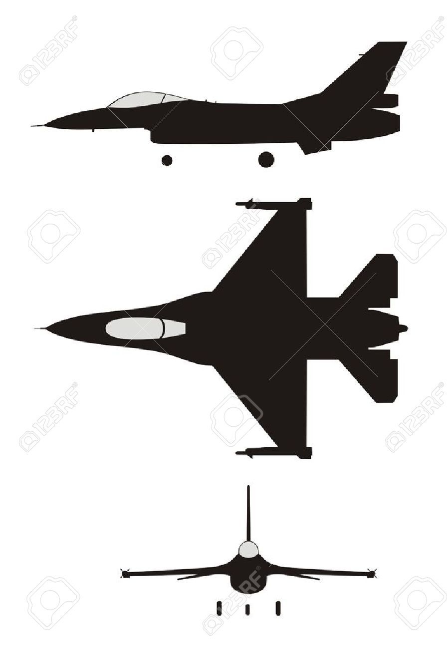 896x1300 F 16 Silhouette